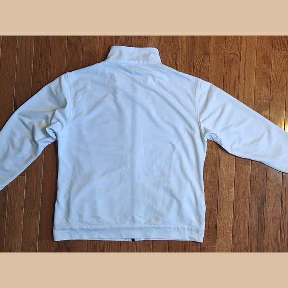 VTG Euro Joy Womens Large Athletic White Jacket Golf Tennis 80s 90s Length 25" - Picture 9 of 9